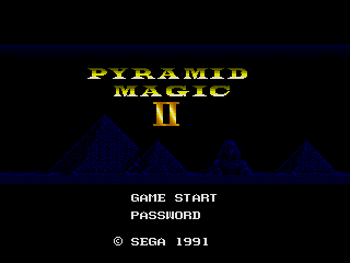Screenshot Thumbnail / Media File 1 for [SegaNet] Pyramid Magic II (Japan)